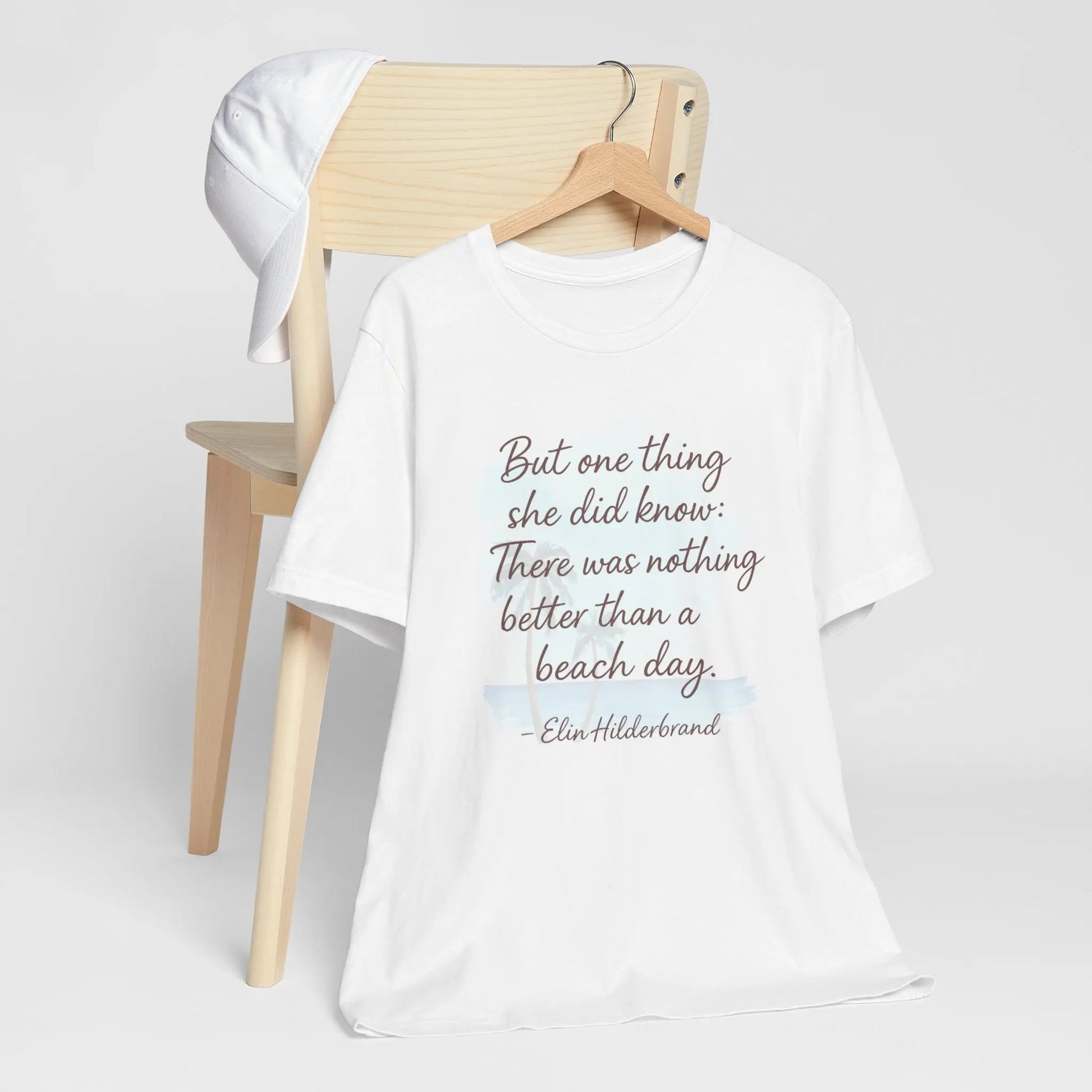 Beach Day Quote Tee, Unisex Jersey T-Shirt, Summer Vibes Shirt, Gift for Beach Lovers, Beach Day Apparel, Vacation Outfit Printify